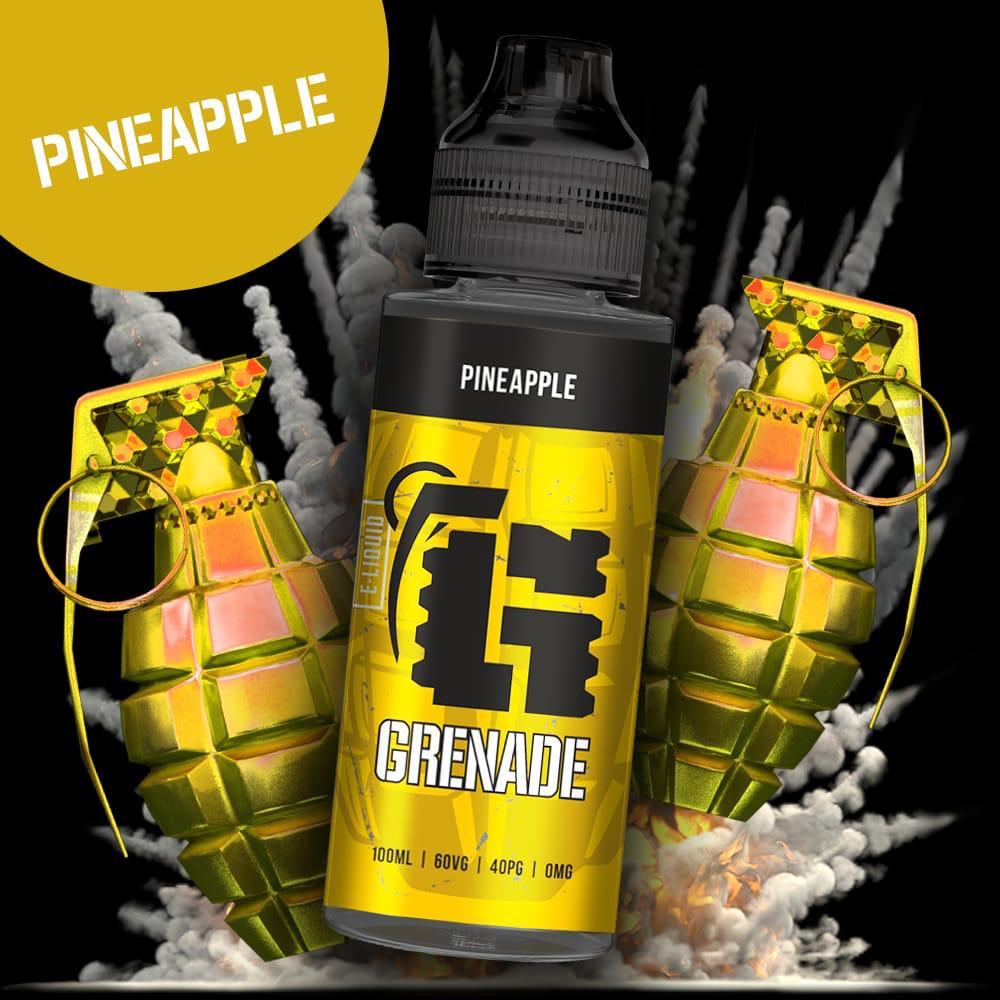 Grenade Pineapple E-Liquid-100ml Elux-Firerose Grenade Pineapple E-Liquid-100ml Elux-Firerose