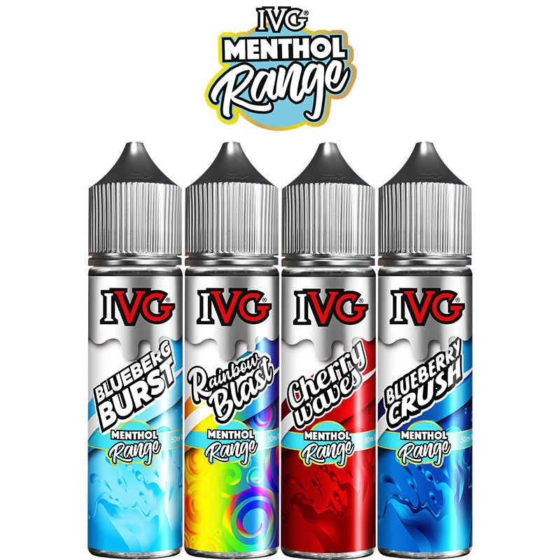 IVG Menthol Range 50ml E liquid Shortfills - £7.49
